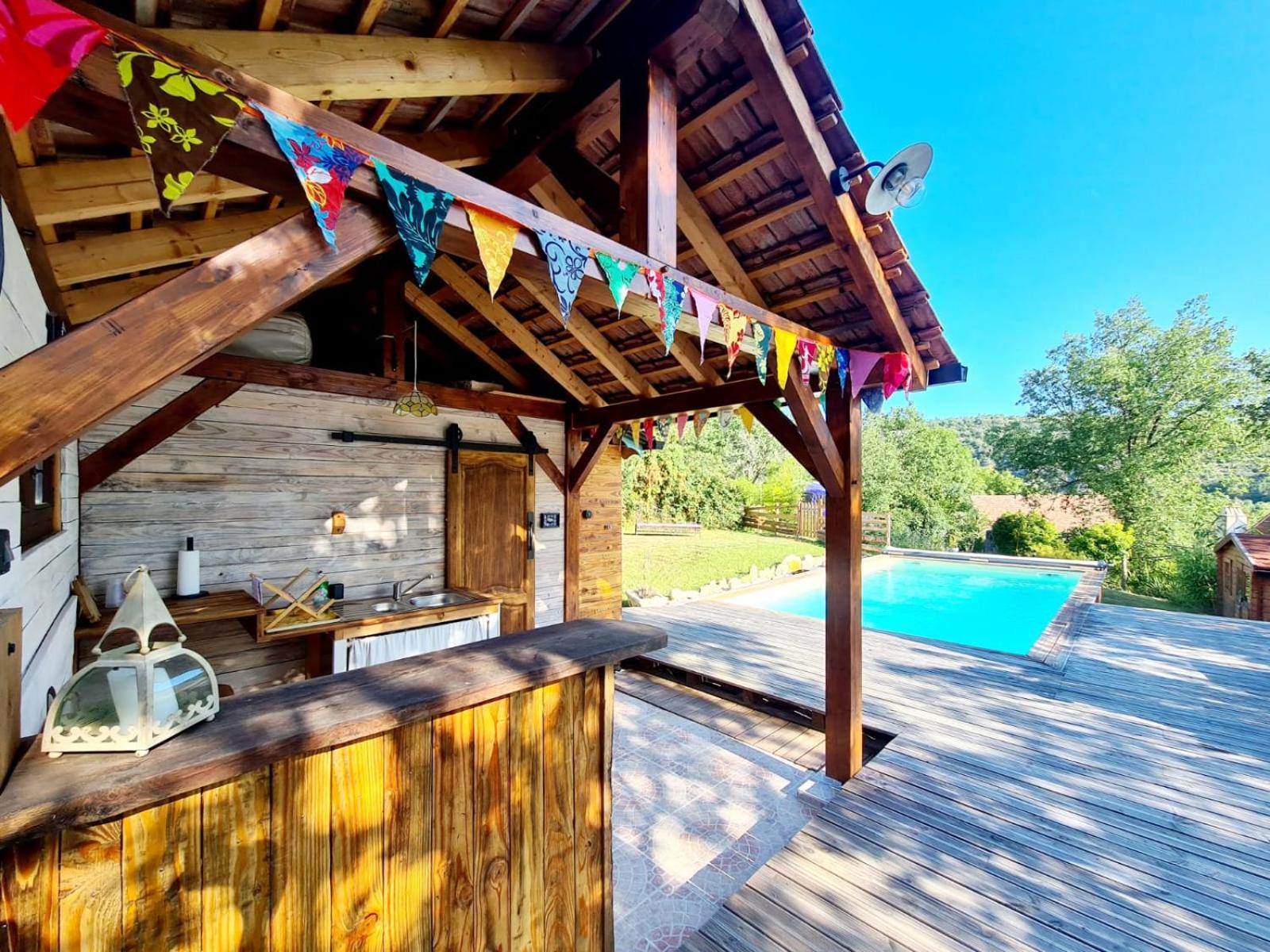 La Roulotte Du Coustal, Cajarc, Lot Hotel Exterior photo